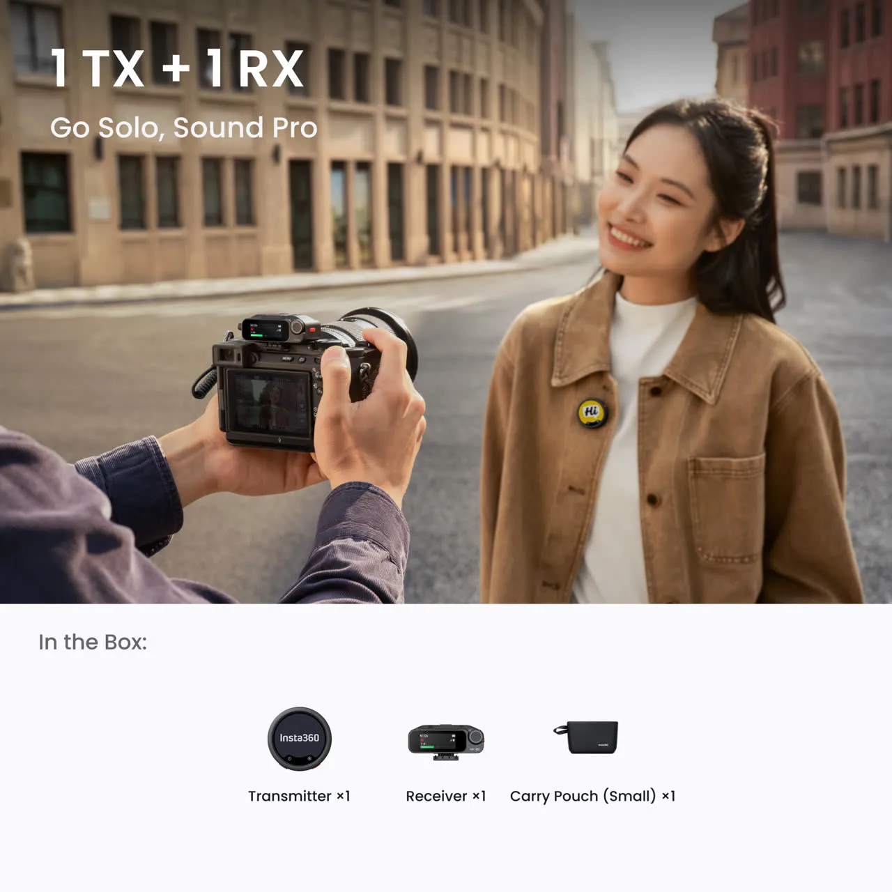 Insta360 Mic Pro - Your Voice Your Style