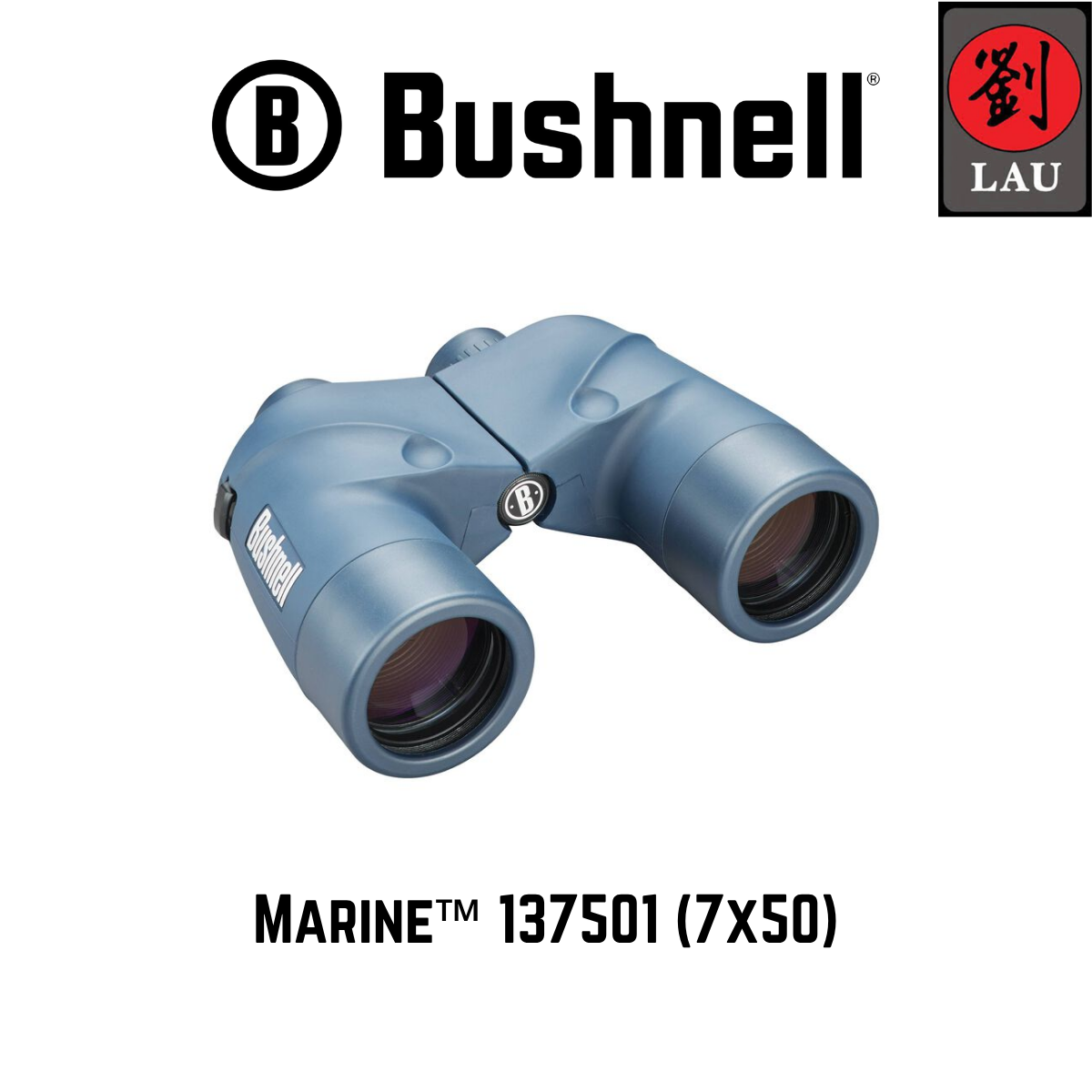 Bushnell 7x50 Marine Binoculars (Blue) (Model: 137501)