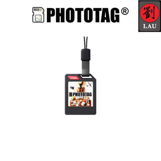 PhotoTag Bluetooth Keychain Tracker Customizable with Color E-ink Screen, compatible with Android and iOS device