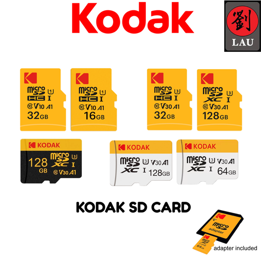 KODAK MicroSD Card with Adapter Ultra Performance Class 10 UHS-I U3 V30 A1 Memory Card