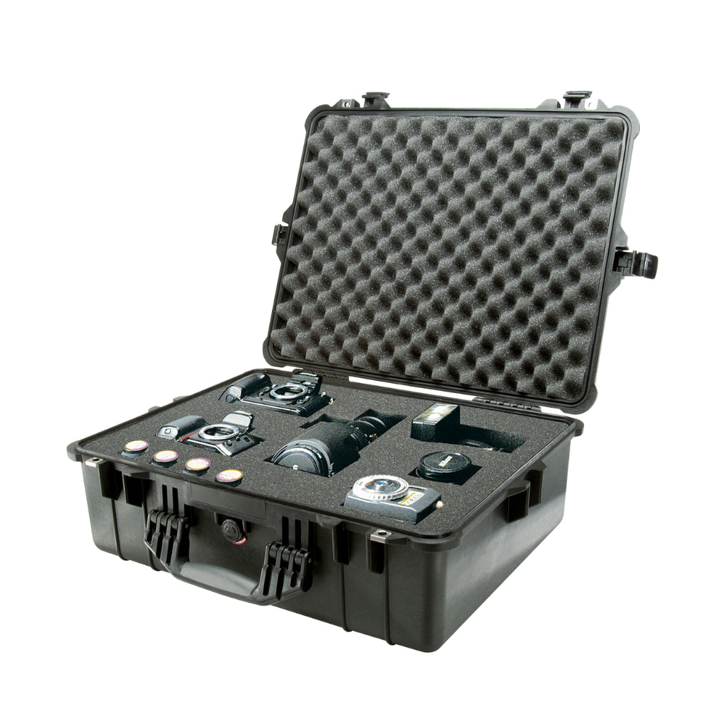 Pelican 1600 Protector Case with Foam - Assorted Colours