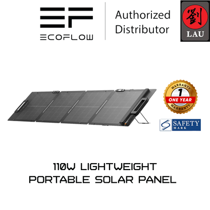 EcoFlow 110W Lightweight Portable Solar Panel (Single/Bifacial)