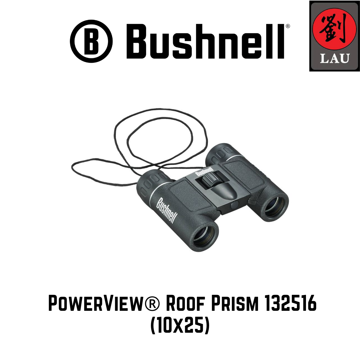 Bushnell PowerView Binocular 10x25 (Model: 132516)