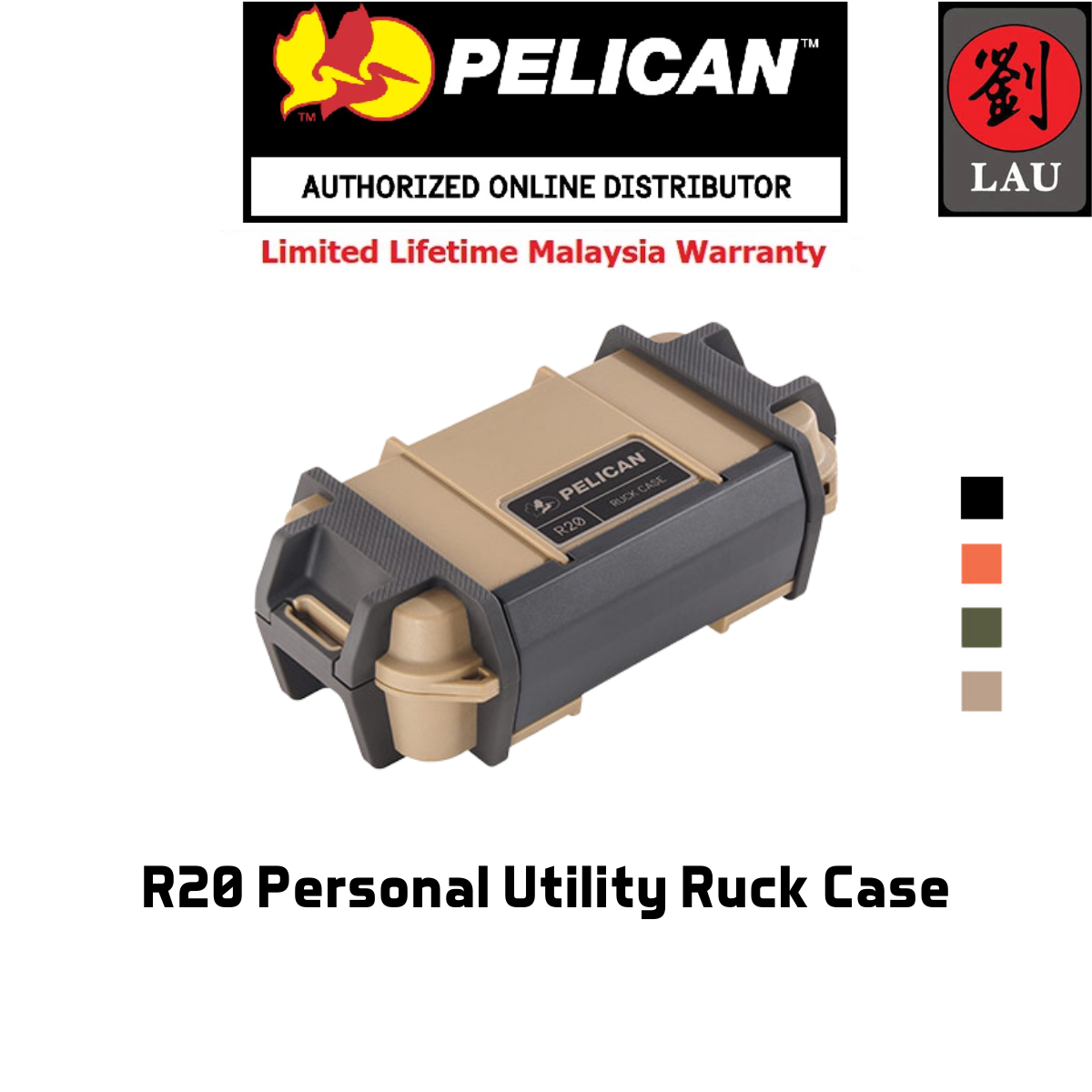 Pelican R20 Personal Utility Ruck Case