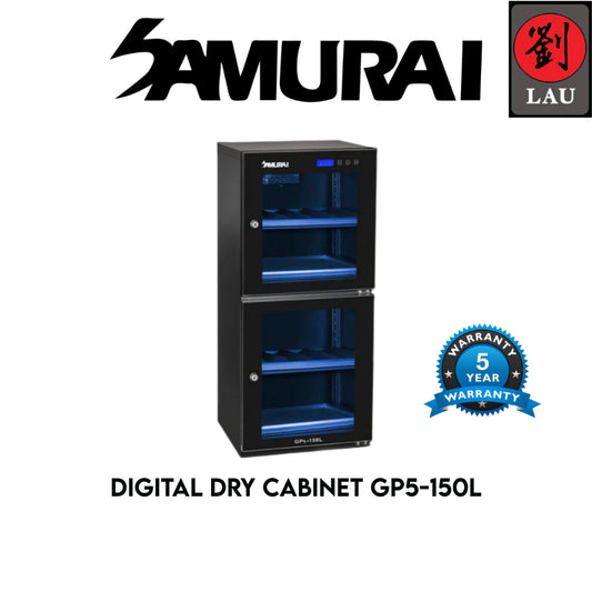 Samurai Dry Cabinet GP5 -150L - 5 Years Warranty