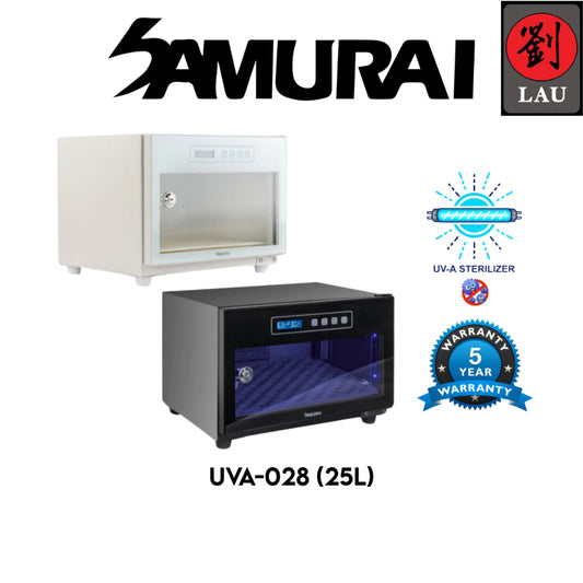 Samurai Dry Cabinet 25L (UVA-028) UVA Sterilization (Black/White) with 5 years warranty
