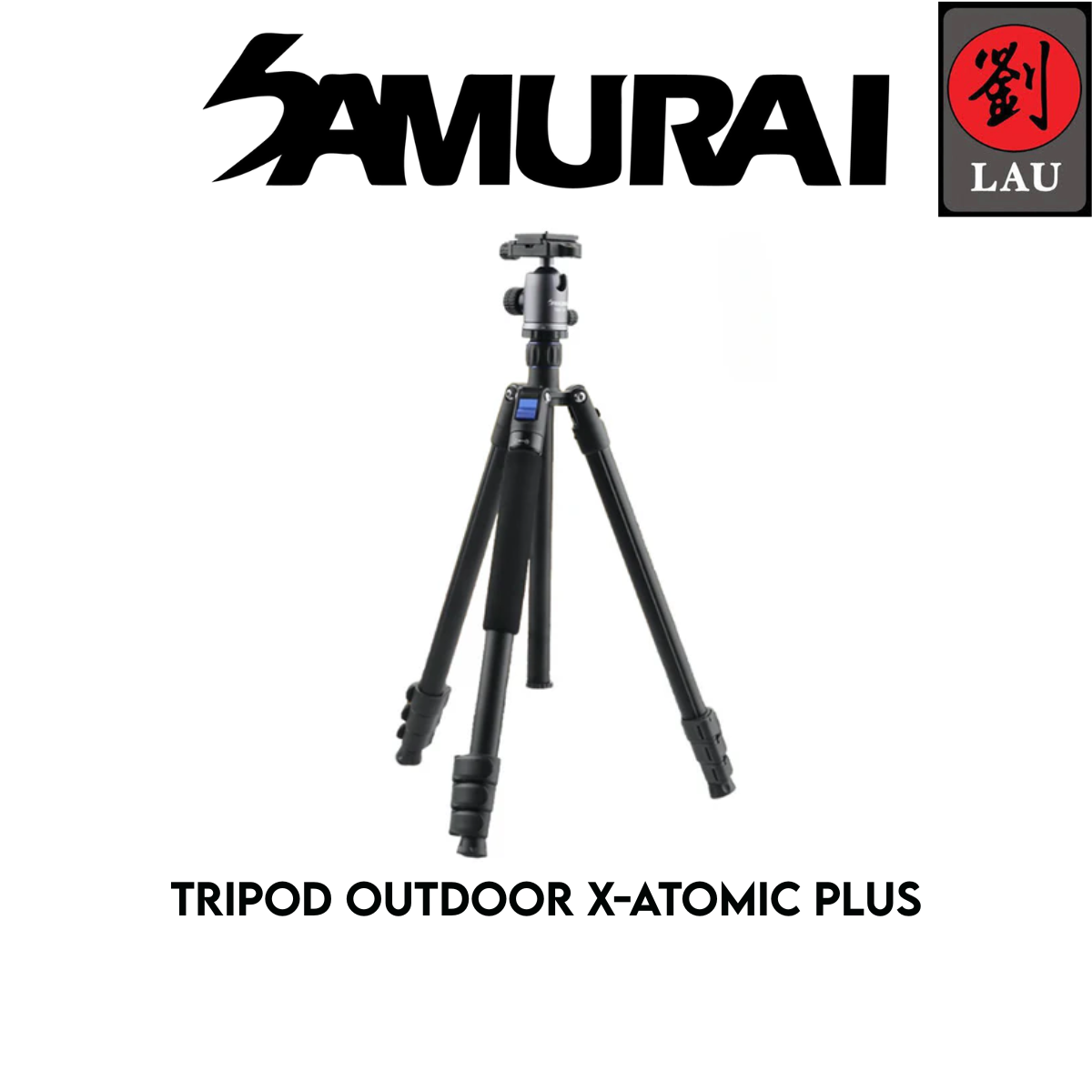 Samurai Outdoor X-Atomic Plus Detachable Monopod (with SBH-50 Ballhead, Black)
