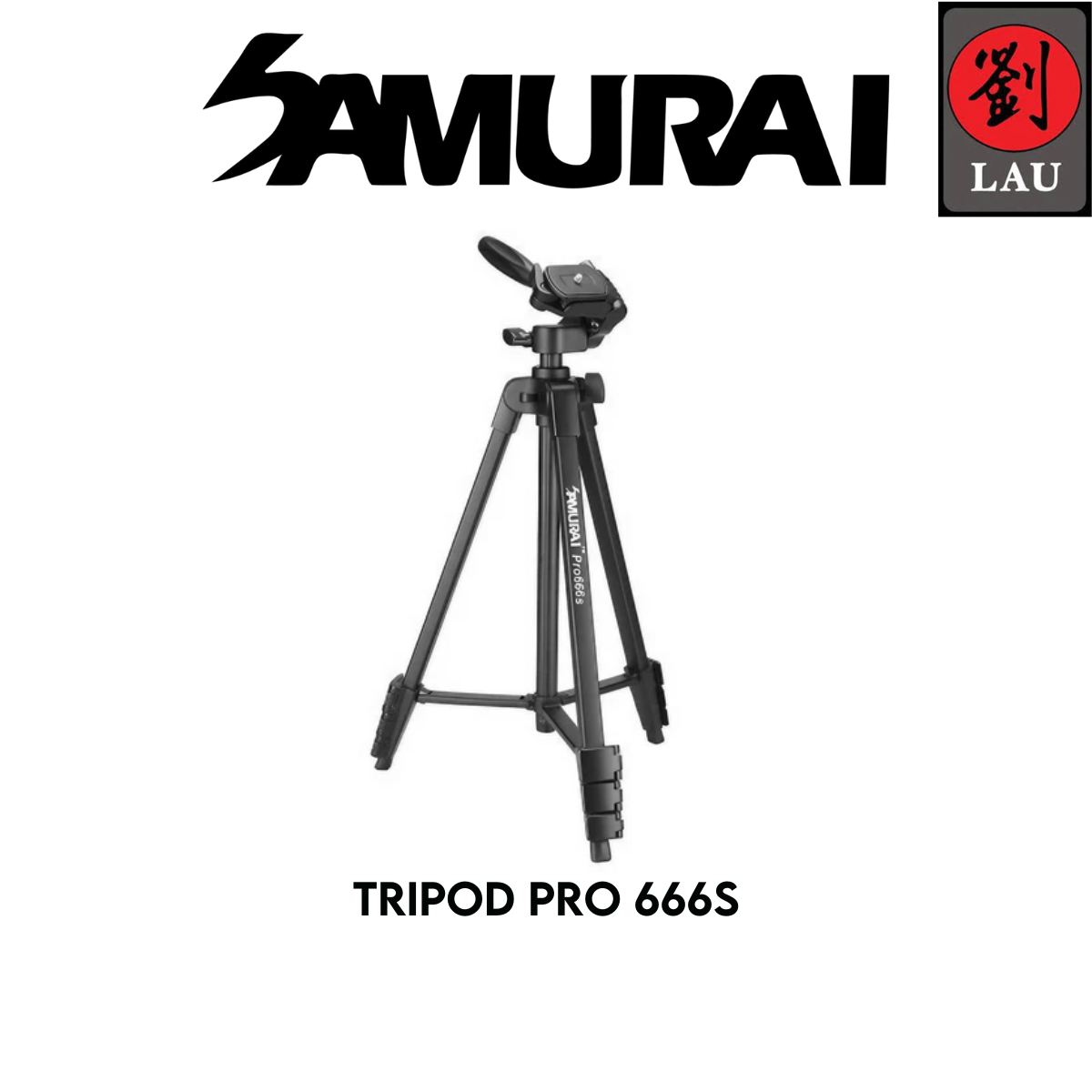 Samurai Pro 666S Tripod (with Handphone Holder)