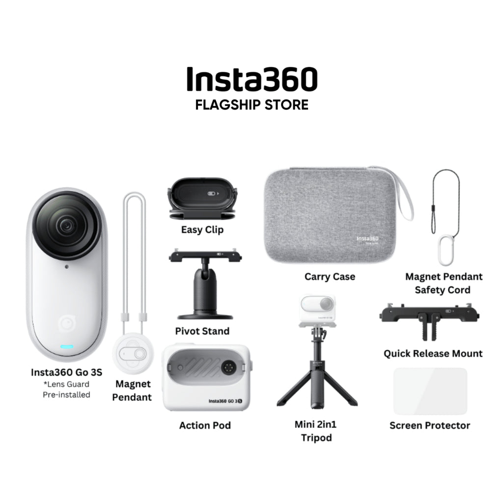 Insta360 GO 3S - The Tiny Mighty Action Cam 4K Video / GO3S