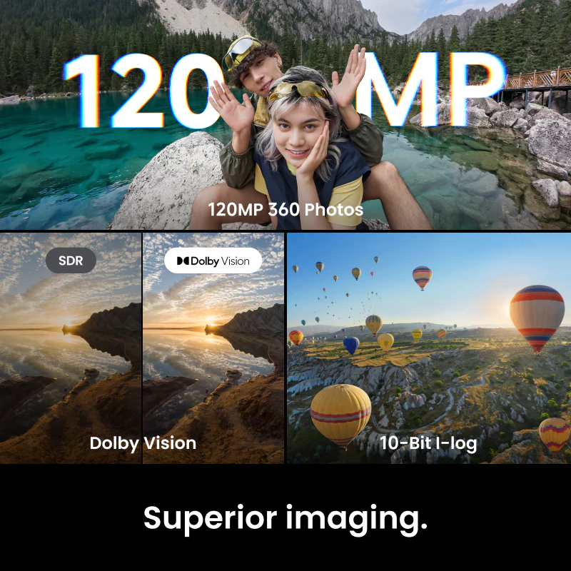 [NEW LAUNCH] Insta360 X6 8K 360 Camera with 1/1.1'' Sensors Action Camera - Inspiration in every direction