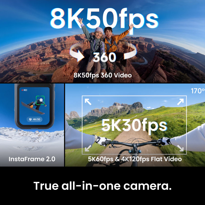 [NEW LAUNCH] Insta360 X6 8K 360 Camera with 1/1.1'' Sensors Action Camera - Inspiration in every direction