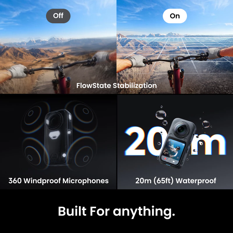 [NEW LAUNCH] Insta360 X6 8K 360 Camera with 1/1.1'' Sensors Action Camera - Inspiration in every direction
