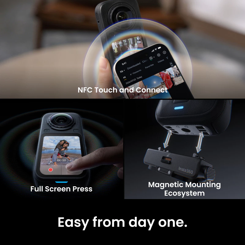 [NEW LAUNCH] Insta360 X6 8K 360 Camera with 1/1.1'' Sensors Action Camera - Inspiration in every direction