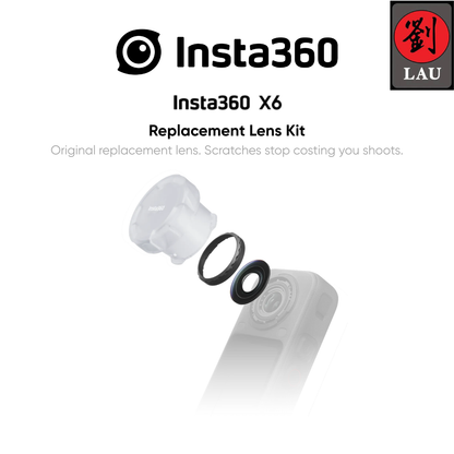 Insta360 X6 Replacement Lens Kit (Single/Double)