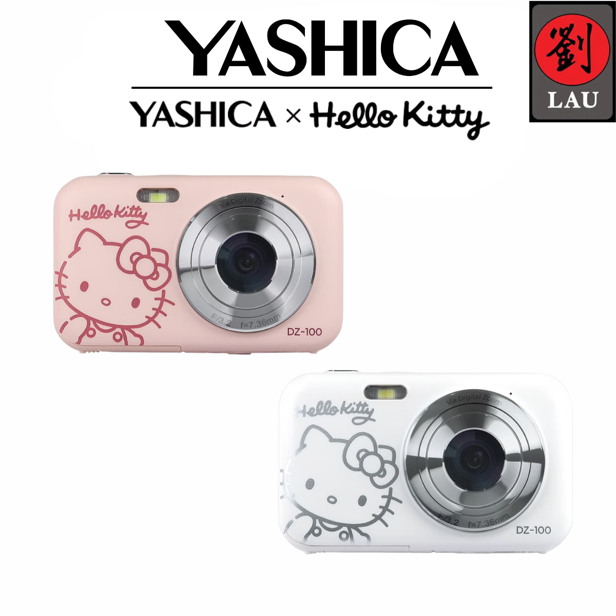 Yashica x Hello Kitty Digital Camera DZ-100 Limited Edition / 44MP / 1080P