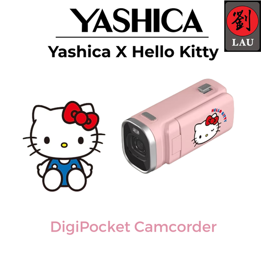 YASHICA x Hello Kitty DigiPocket Camcorder (Pink) [1-YEAR WARRANTY]