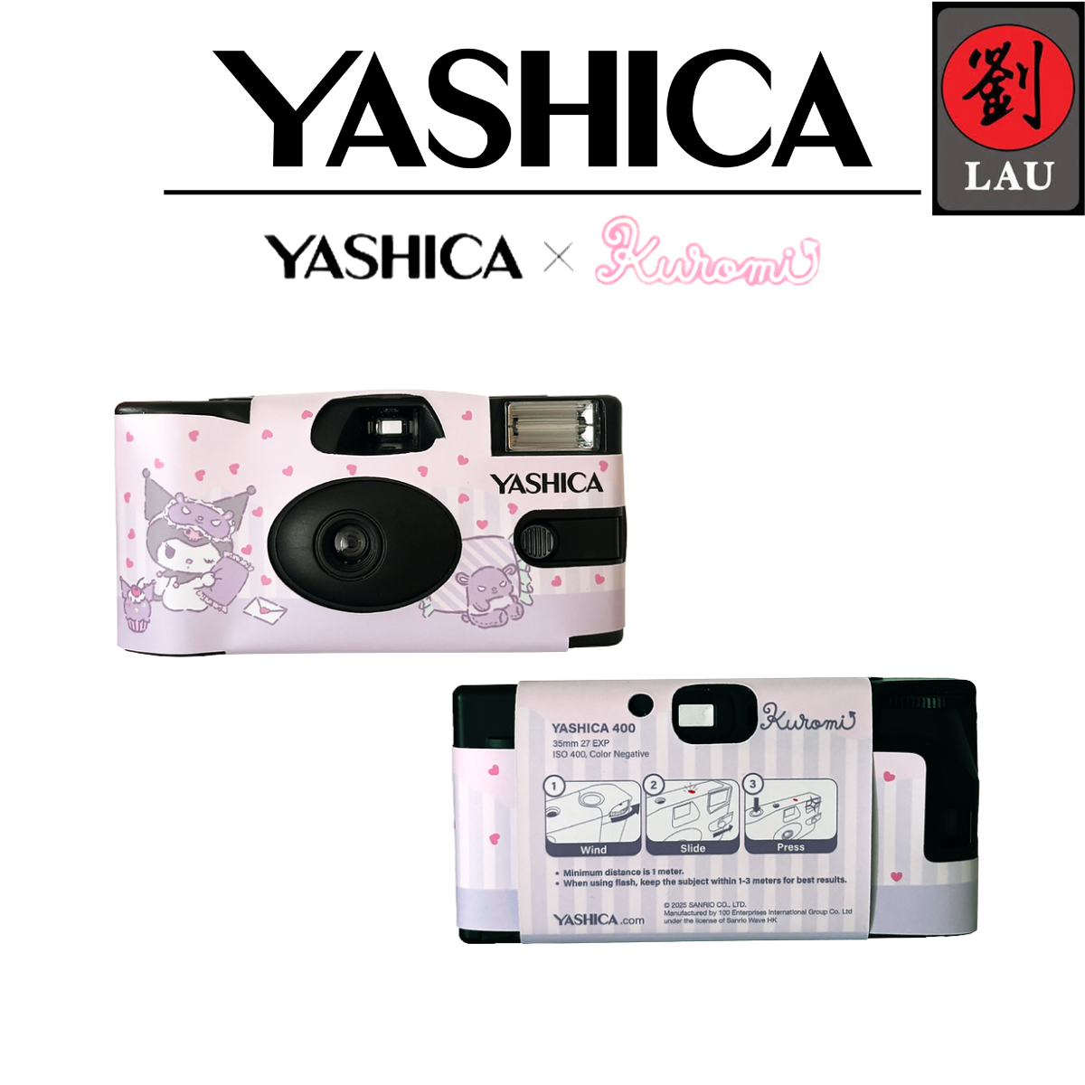 Yashica x Kuromi Single Use Film Camera (Kuromi Dreamweaver)