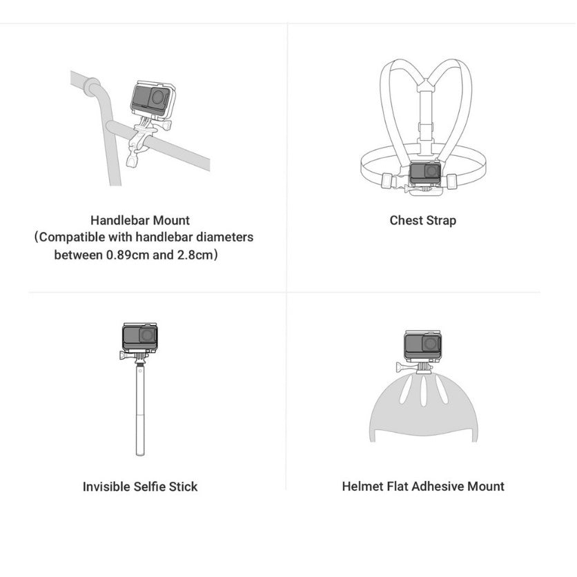 Insta360 Bike Bundle for X4 Air/GO Ultra/X5/Ace Pro 2/X4/GO 3S/Ace Pro/Ace/GO 3/X3