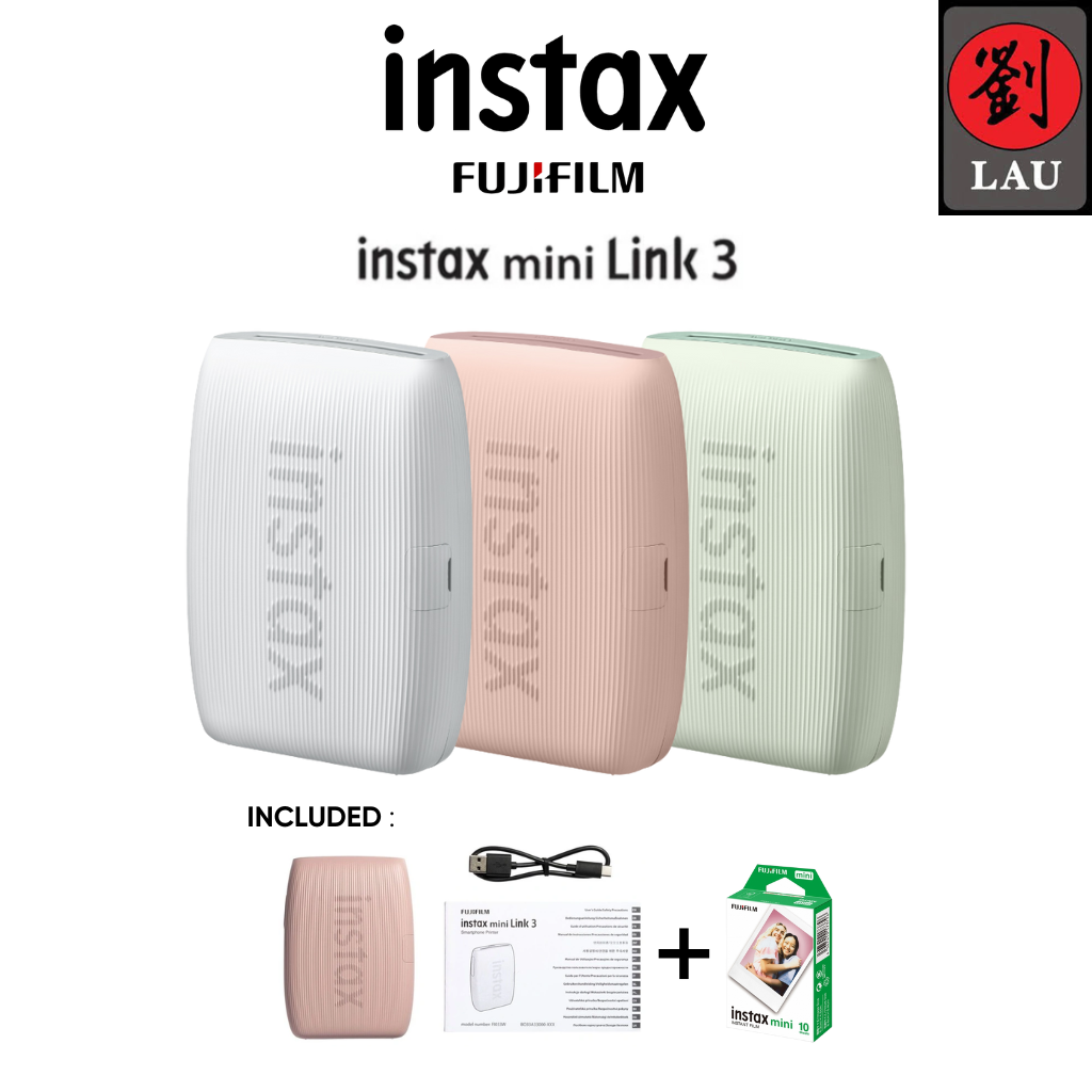 Fujifilm Instax Mini Link 3 / bring fun to life™ Smartphone Printer