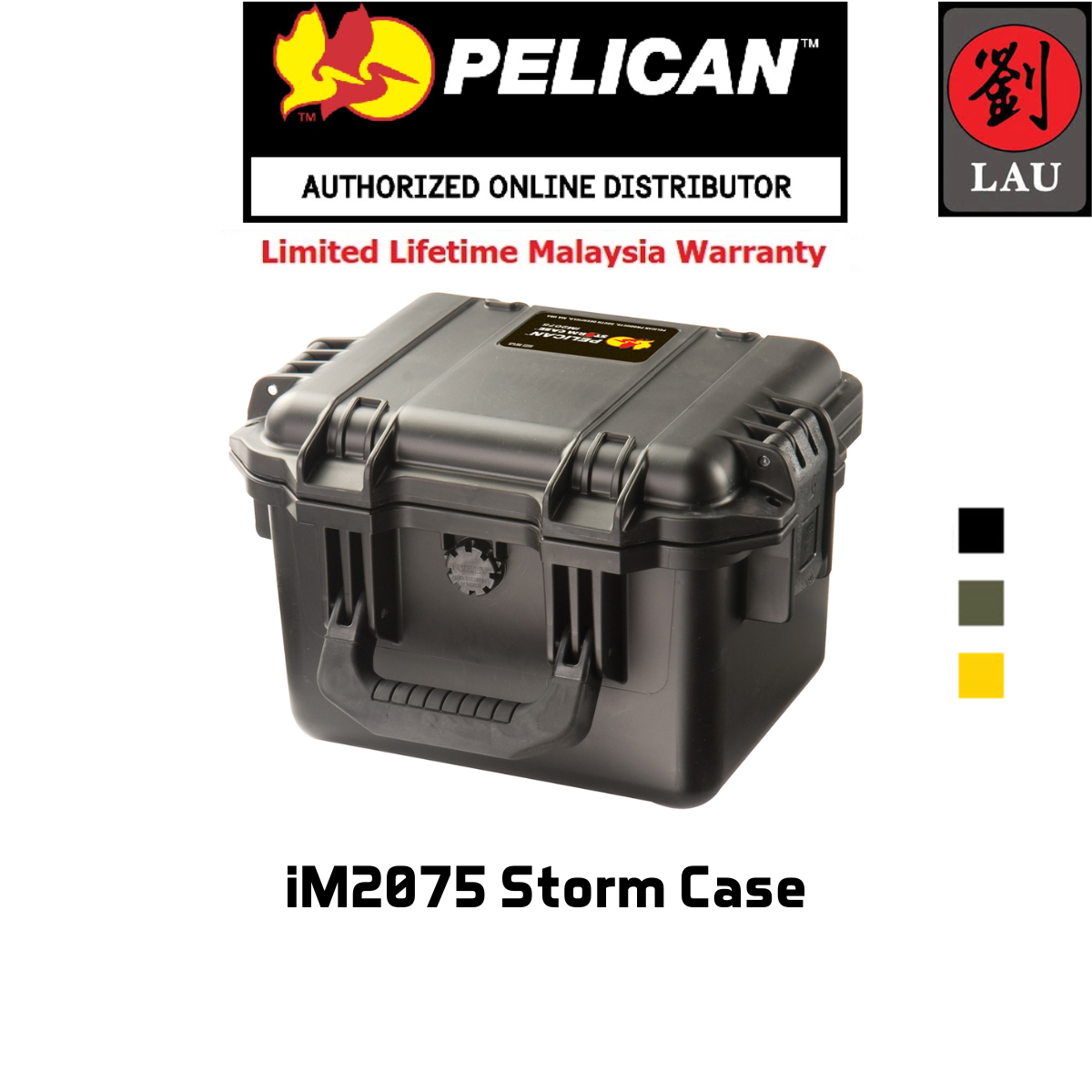 Pelican iM2075 Storm Case with Foam - Black
