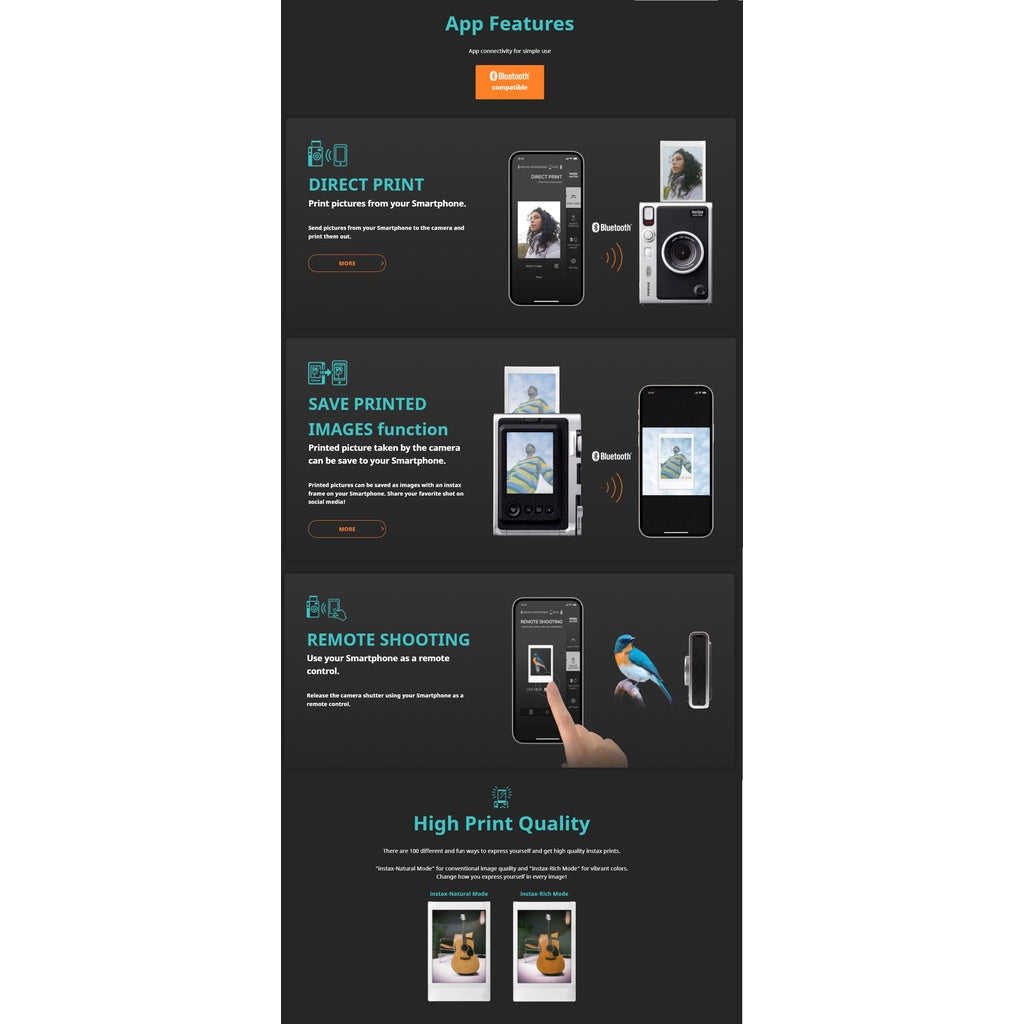Fujifilm Instax Mini Evo Hybrid Instant Camera