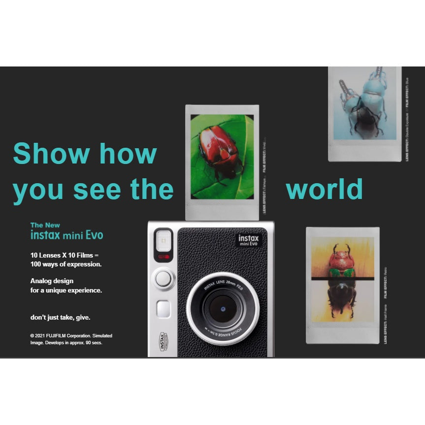 Fujifilm Instax Mini Evo Hybrid Instant Camera