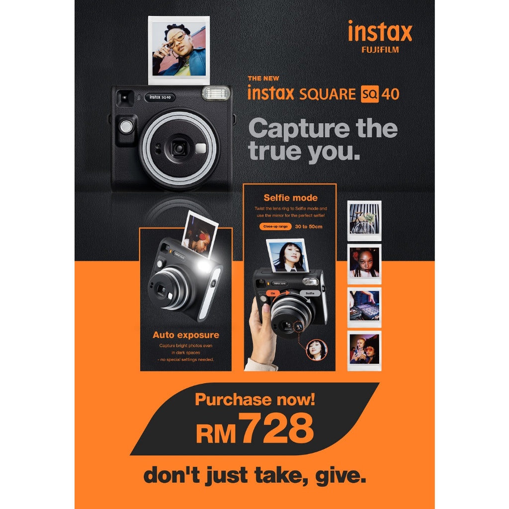 Fujifilm Instax Camera Square SQ 40