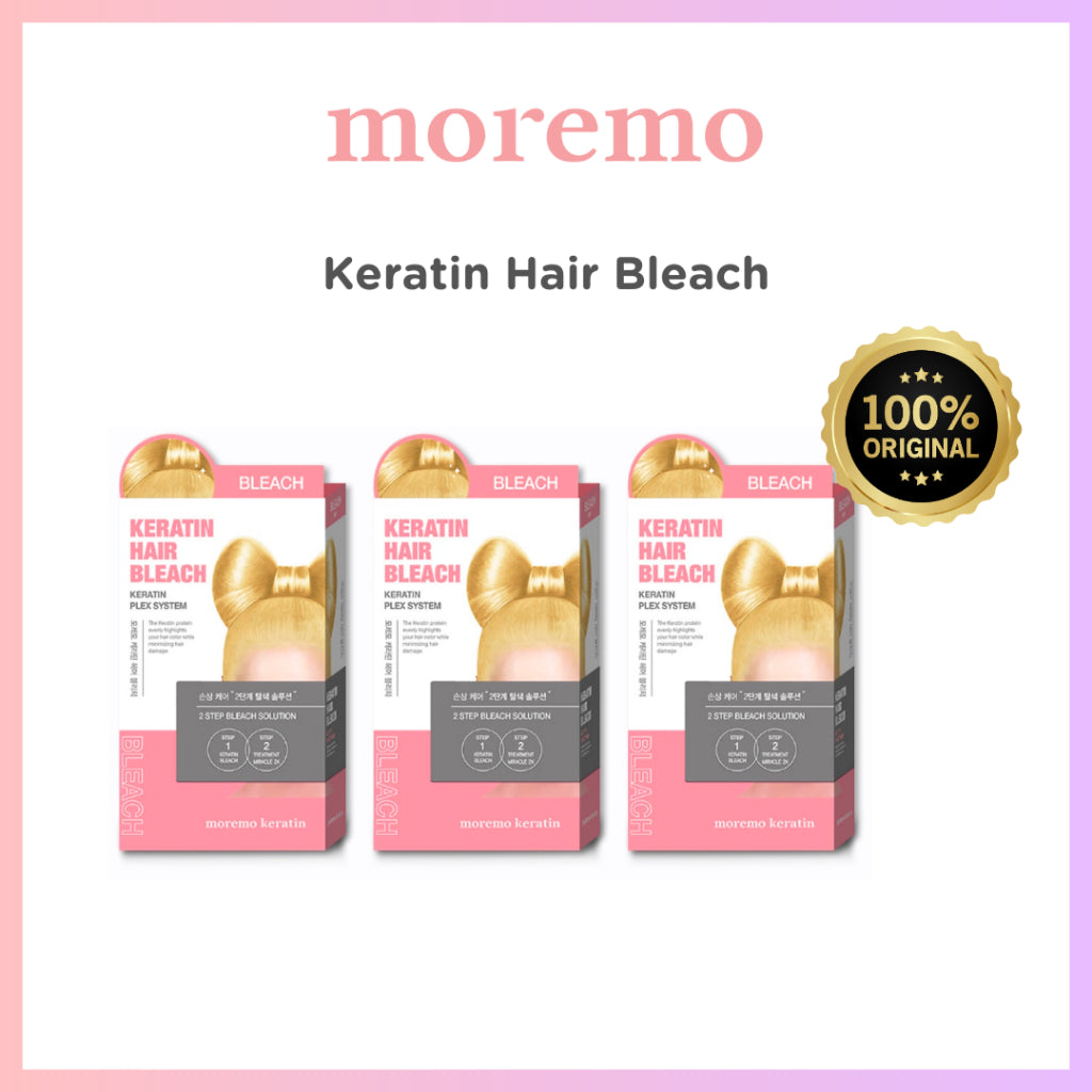 [READY STOCK] Moremo Keratin Hair Bleach Bundle 3X