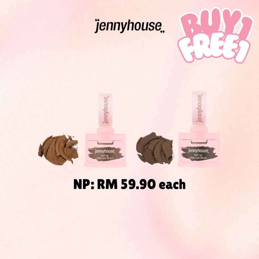 ###[SHORT EXPIRY]Jennyhouse Self-Up Hair Line Brush - Natural Brown/Dark Brown (4g)