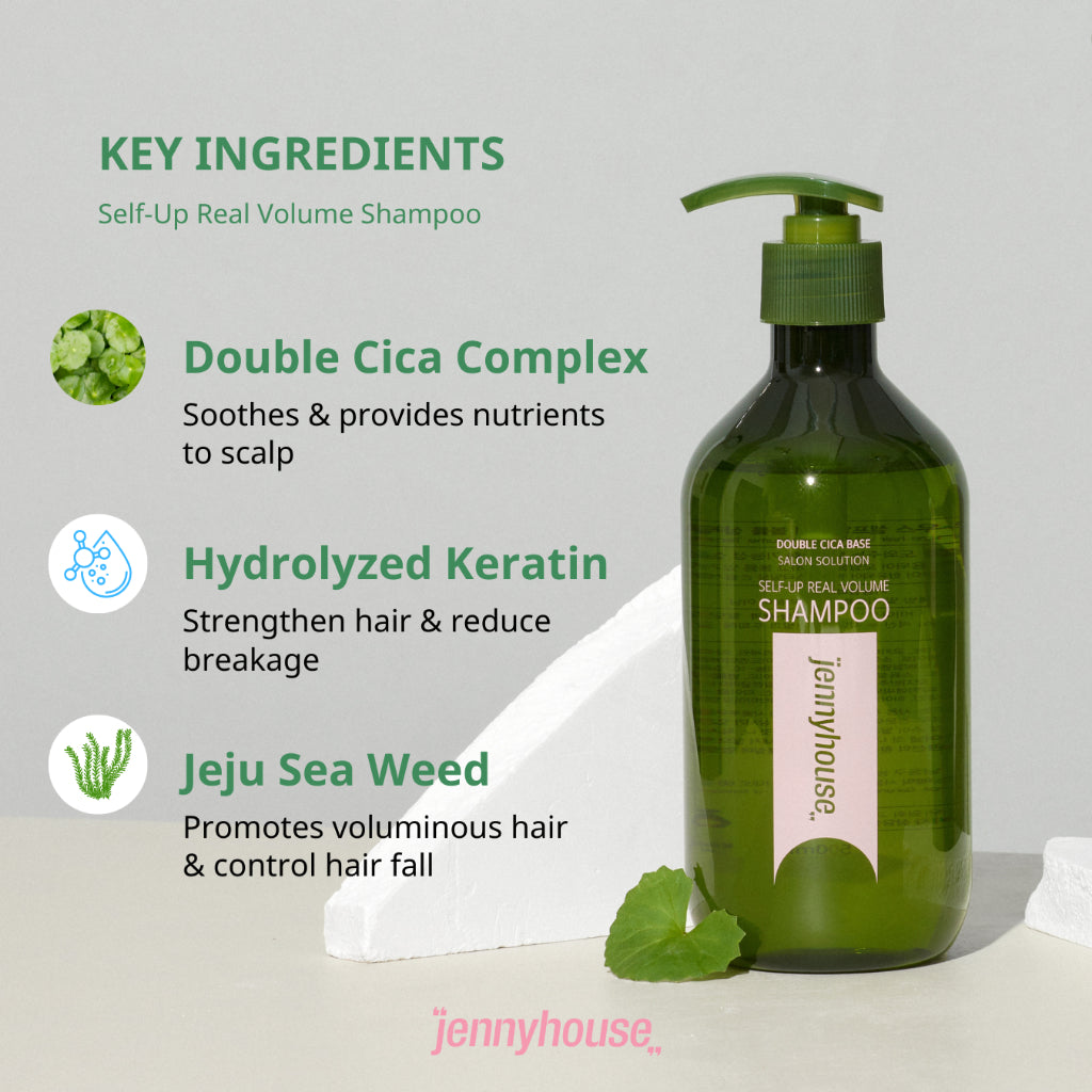 Jennyhouse Self-Up Real Volume Shampoo (500ml) (short expiry)