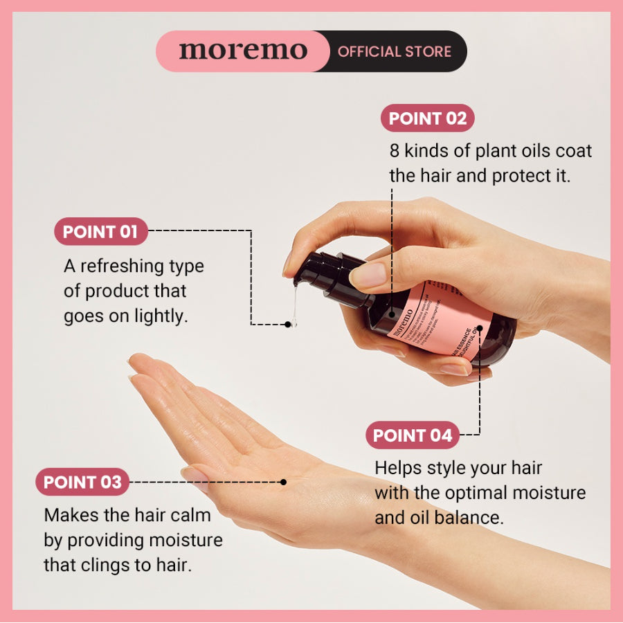 [READY STOCK] Moremo Hair Essence Delightful Oil 70ml