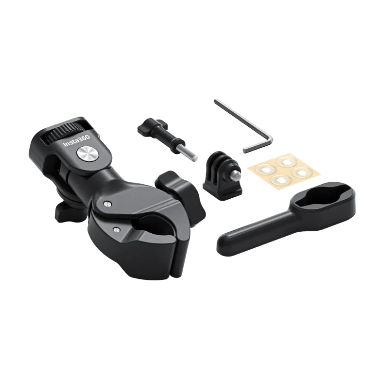 Insta360 Heavy Duty Clamp Motorcycle For X4 Air/GO Ultra/X5/Ace Pro 2/X4/Ace Pro/Ace/X3/Go3/One RS (4K/Twin)