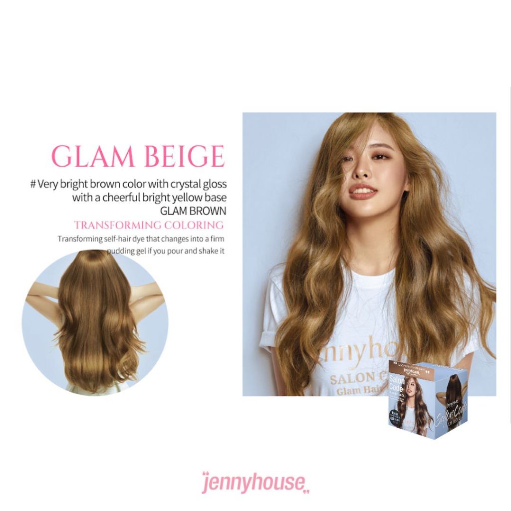 [SHORT EXPIRY]Jennyhouse Salon Code Hair Color *BOX DEFECT*
