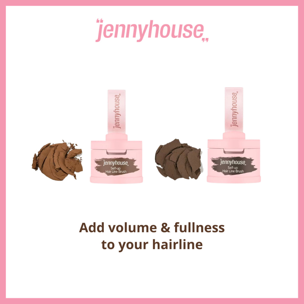 ###[SHORT EXPIRY]Jennyhouse Self-Up Hair Line Brush - Natural Brown/Dark Brown (4g)