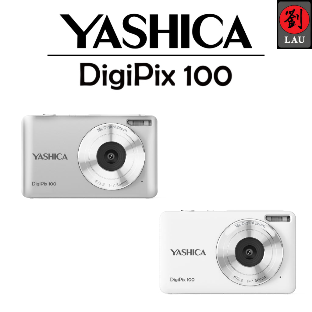 Yashica DigiPix 100 - 44MP Digital Camera / Zoom 16x / 2.4 inch Screen / LED Flash / Type C [1-YEAR WARRANTY]
