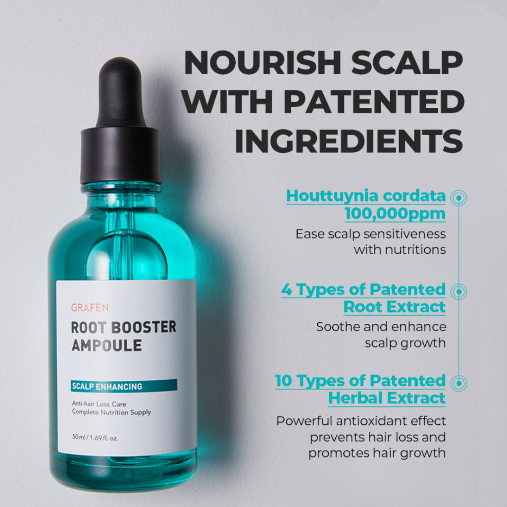 [READY STOCK] GRAFEN Root Booster / Damask Rose Scalp Ampoule 50ml