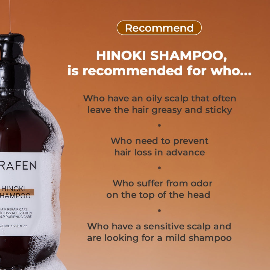 [READY STOCK] GRAFEN Hinoki Shampoo 500ml