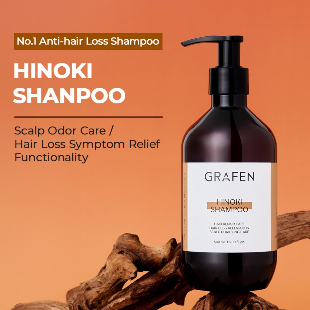 [READY STOCK] GRAFEN Hinoki Shampoo 500ml