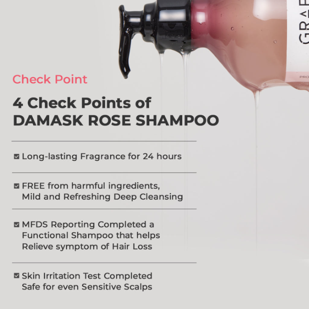 [READY STOCK] GRAFEN Perfume Shampoo Damask Rose 500ml