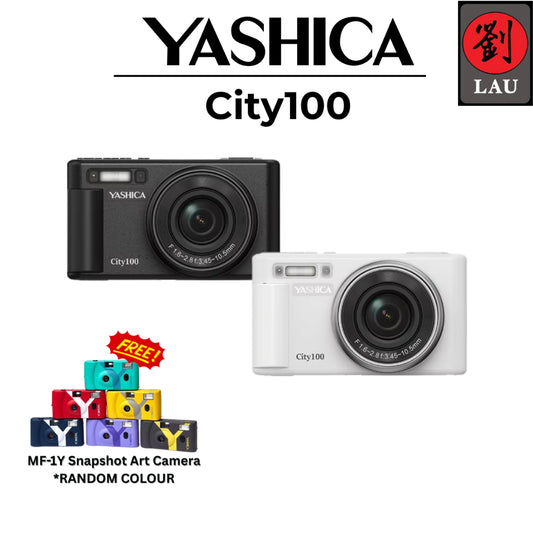 Yashica City 100 Digital Camera Free MF-1Y Camera [1-YEAR WARRANTY]