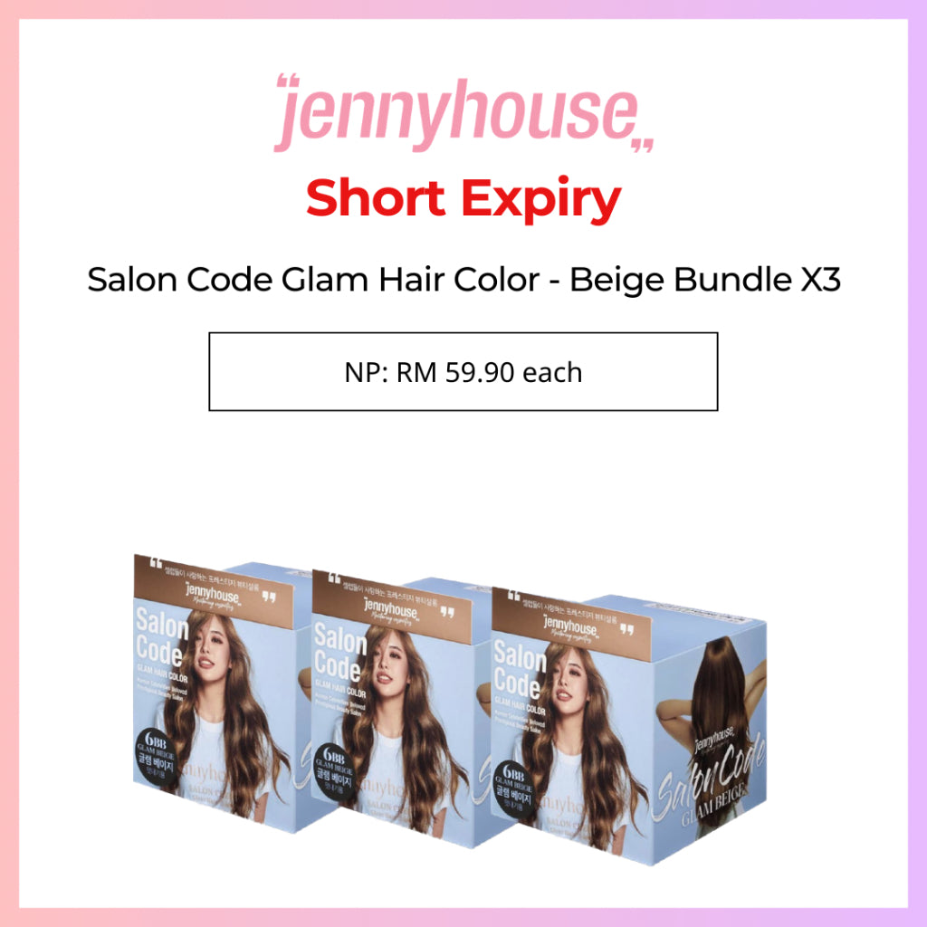 ###Jennyhouse Salon Code Hair Color - Glam Beige *SHORT EXPIRY*