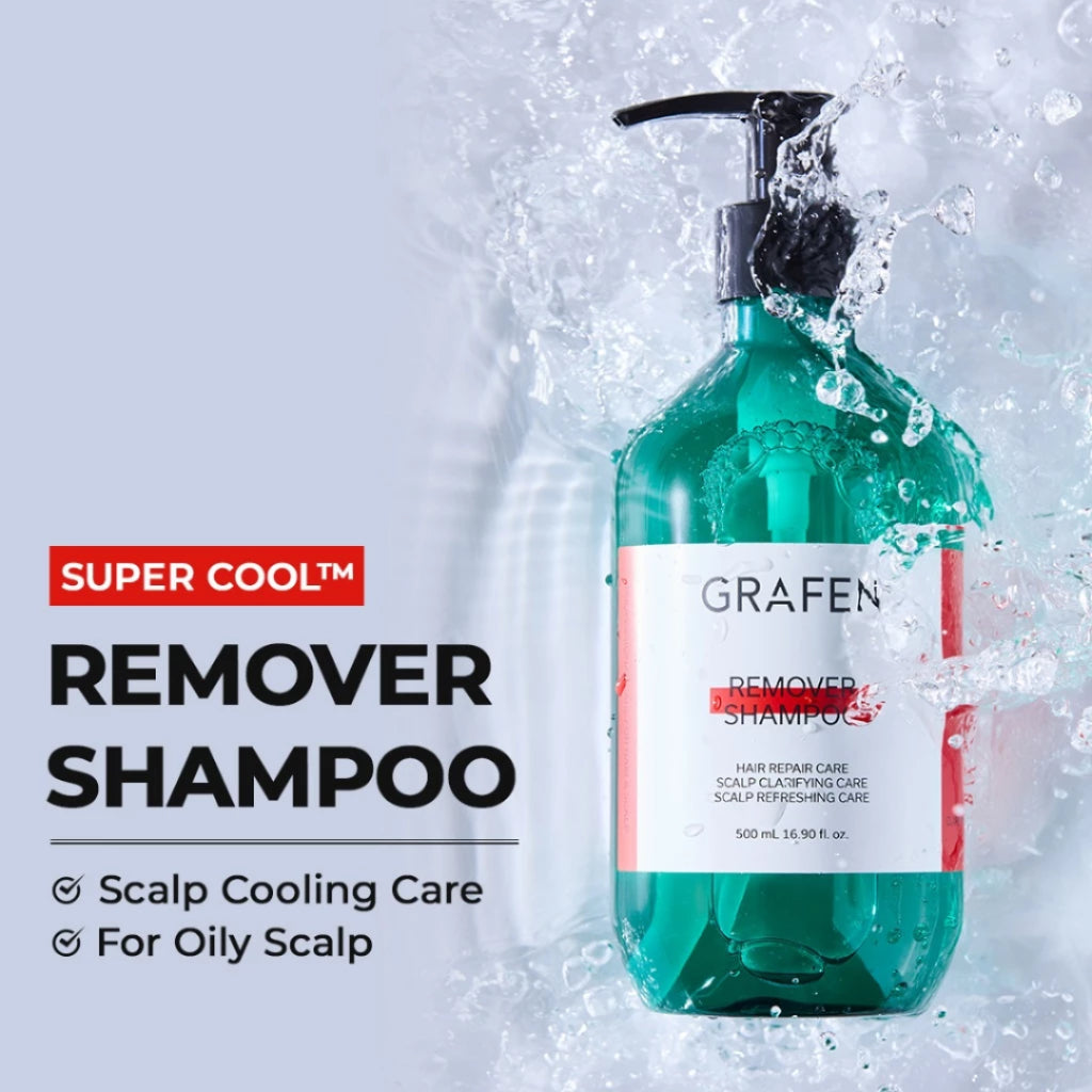 [READYSTOCK] GRAFEN Remover Shampoo Menthol Cooling Anti-Dandruff Care 500ml