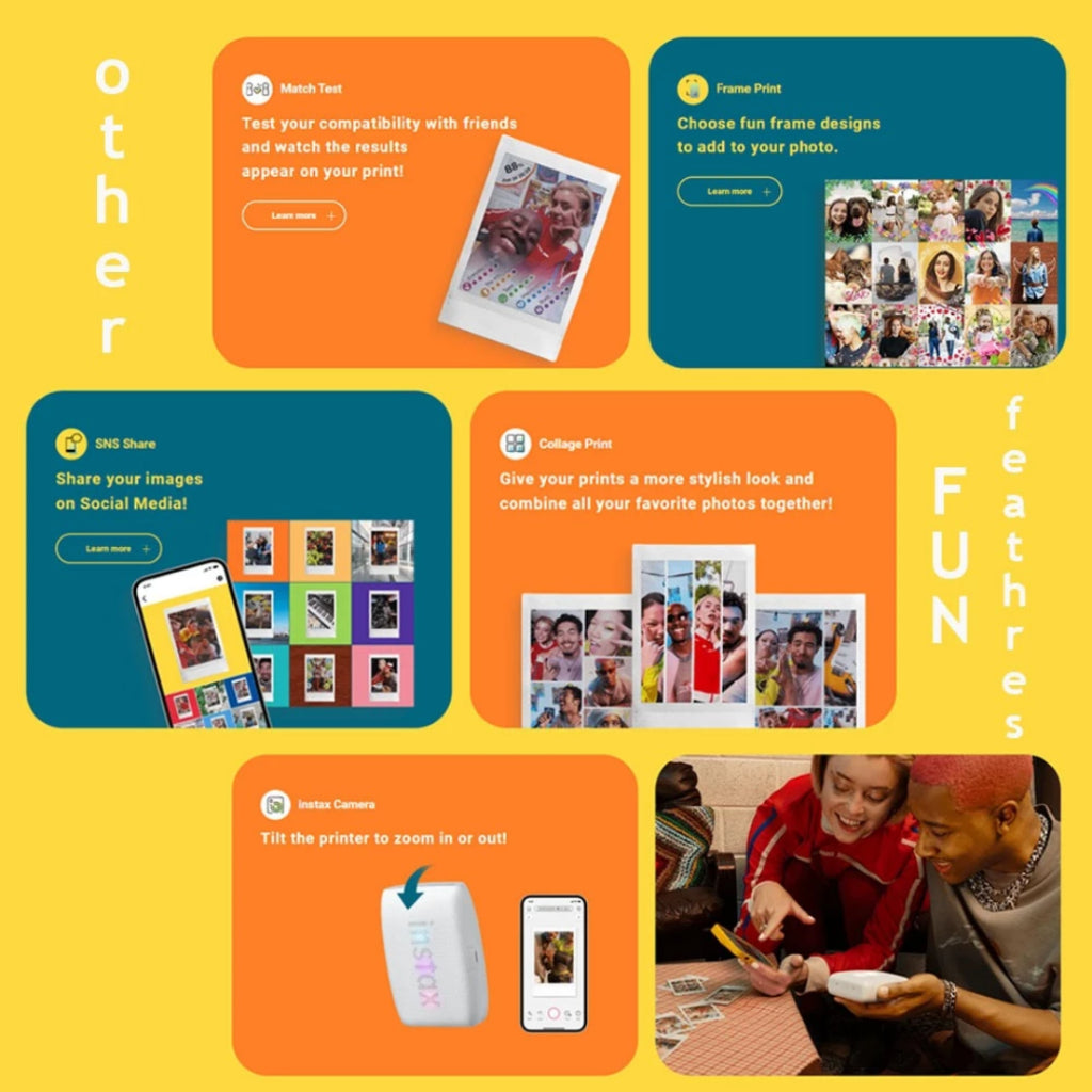 Fujifilm Instax Mini Link 3 / bring fun to life™ Smartphone Printer