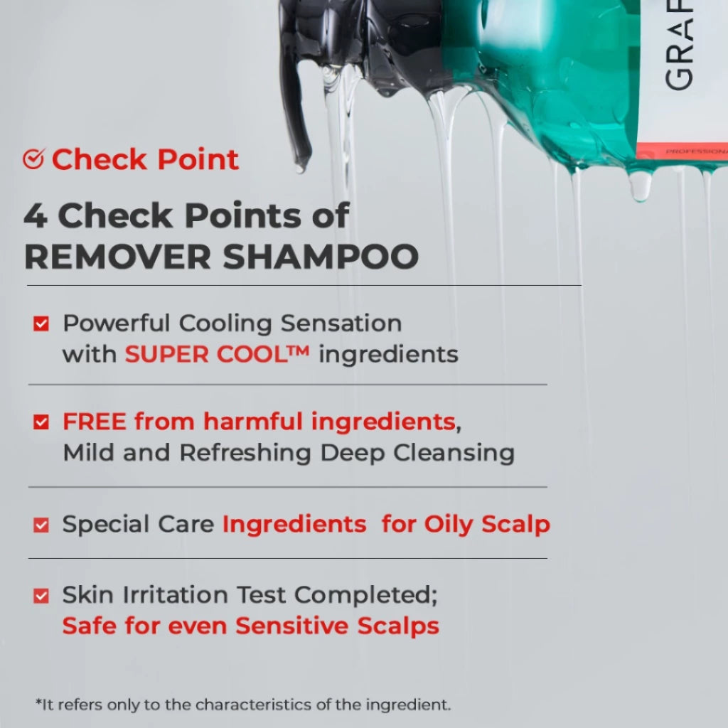 [READYSTOCK] GRAFEN Remover Shampoo Menthol Cooling Anti-Dandruff Care 500ml