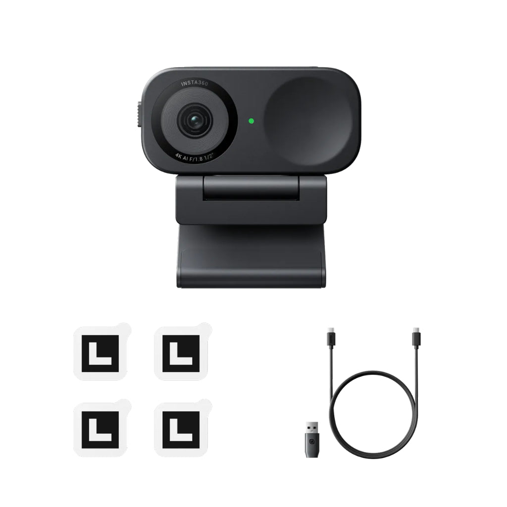 Insta360 Link 2 & Insta360 Link 2C Webcam 4K AI Powered