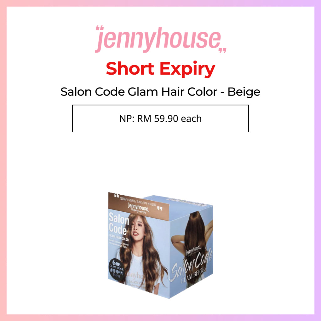 ###Jennyhouse Salon Code Hair Color - Glam Beige *SHORT EXPIRY*