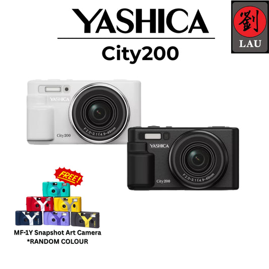 Yashica City 200 Digital Camera Free MF-1Y Camera [1-YEAR WARRANTY]