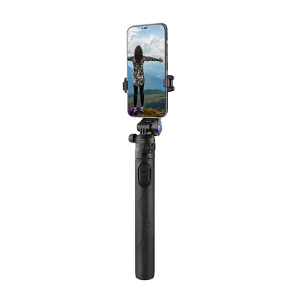 Samurai - Tripod Dual Pod / Build-in Bluetooth Remote / Mini selfie table stand pocket-sized For Phone/Camera