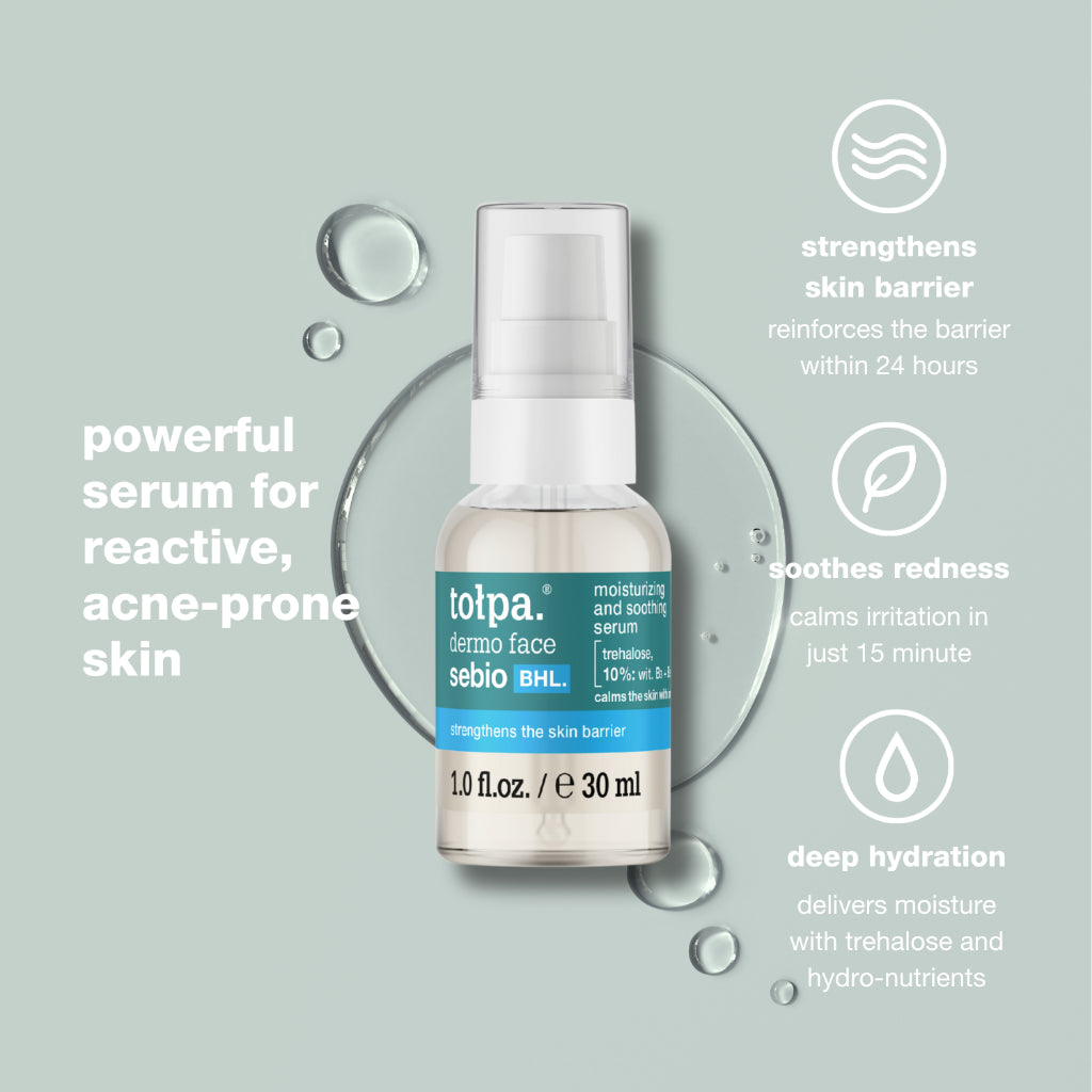 Tolpa Sebio BHL Repair Skincare Set | Cleanser | Essence | Serum | Moisturizer