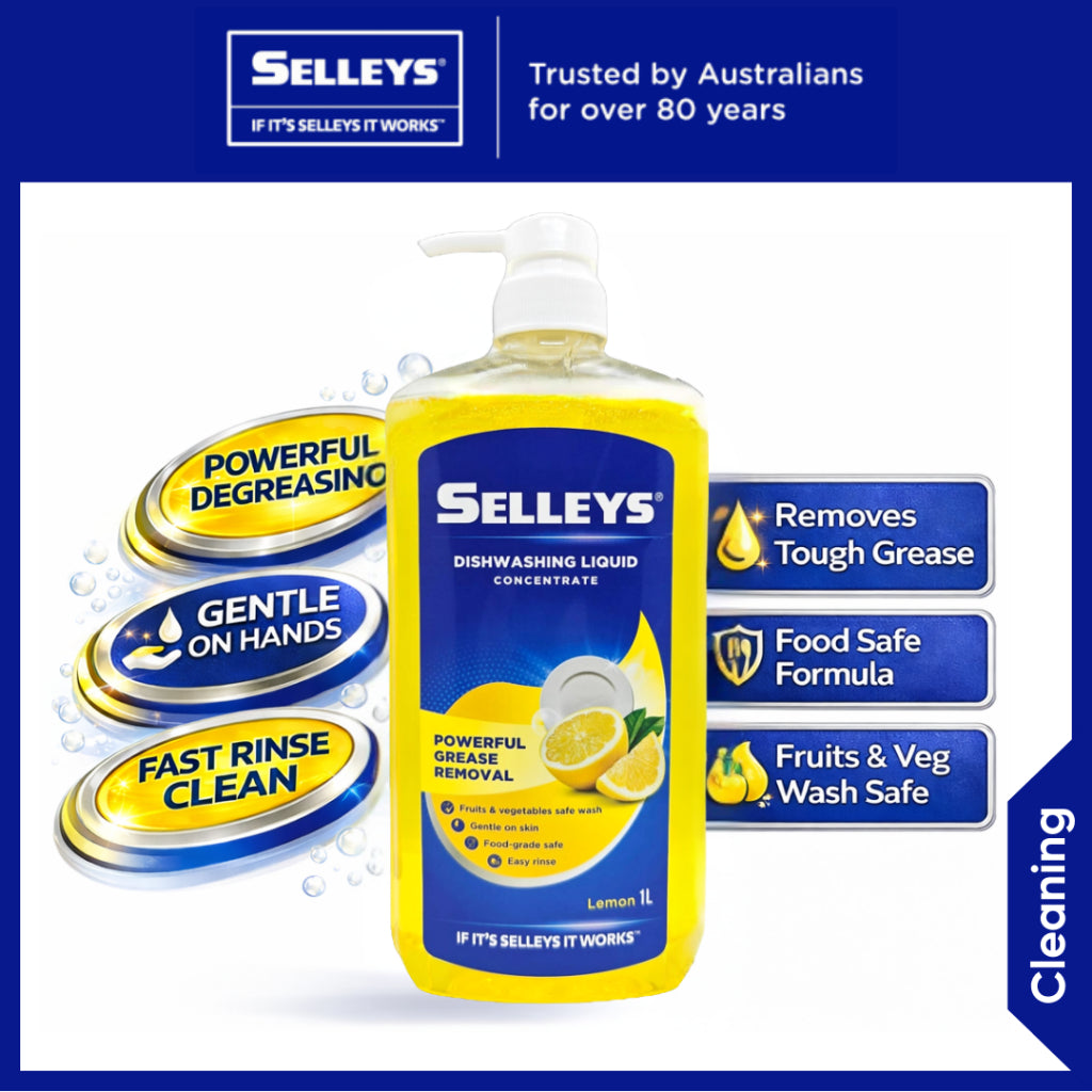 Selleys Dishwashing Liquid Concentrate 2L | Powerful Grease Removal | Gentle ...